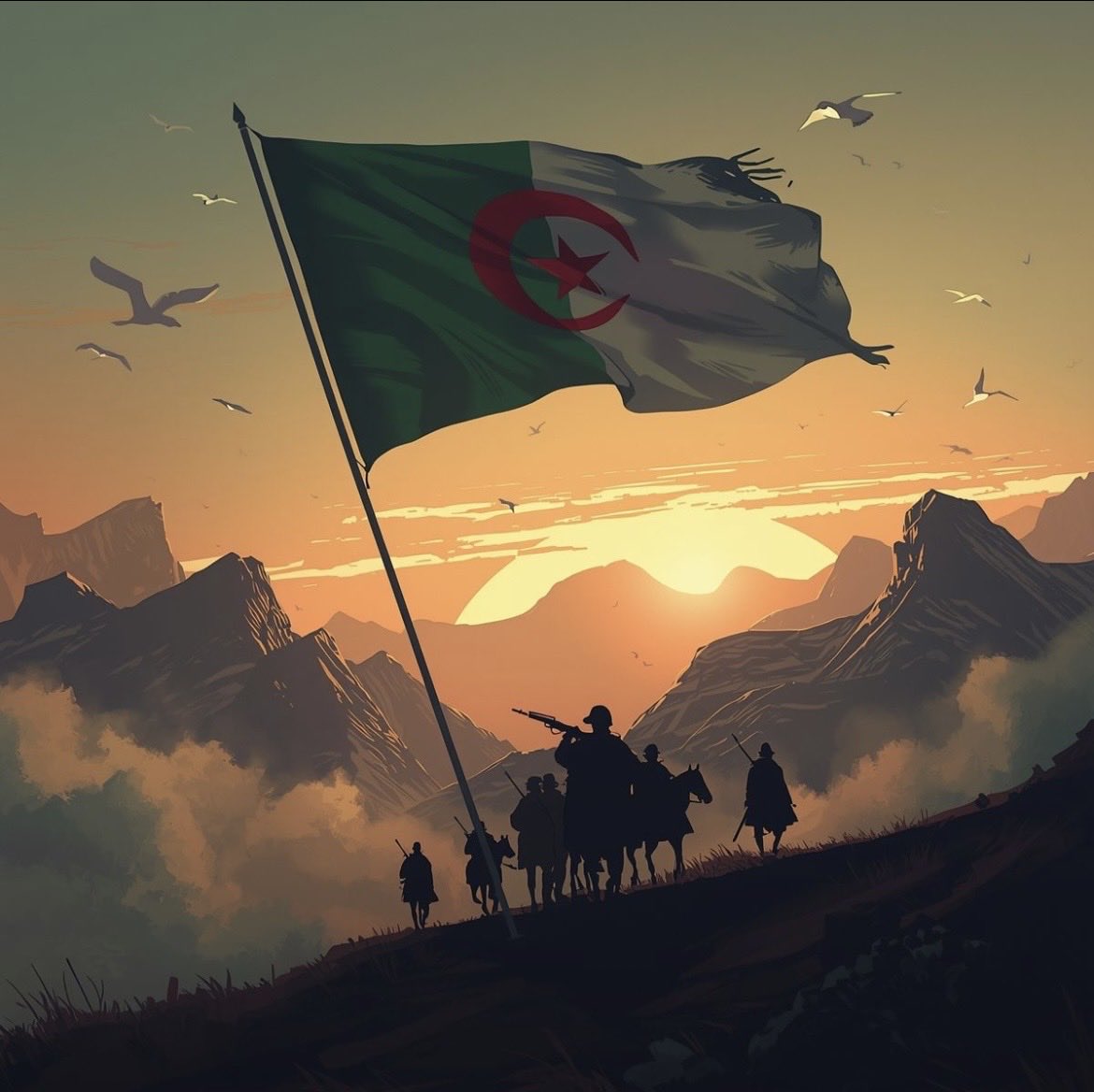 تحيا الجزائر حرة مستقلة إلى يوم الدين.