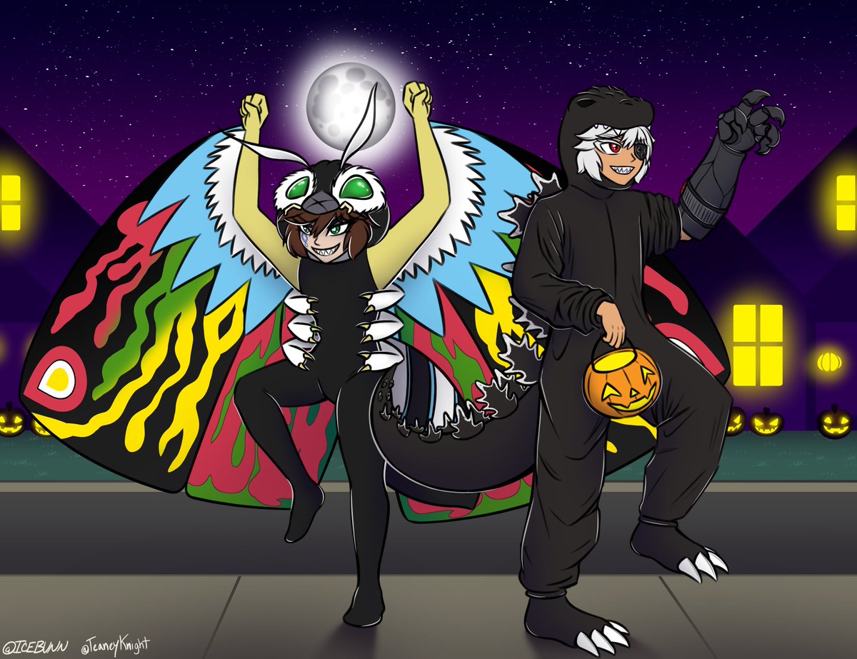 Finn and I went trick or treating, I'm sure nothing will go wrong! Part one of our entry in <a href="/Azupazu/">Azura☕️ DragonVTuber</a> &amp; <a href="/HierarchDQ/">Hierarch (A Potat) (18+) (PNG Streamer with Azu)</a>'s discord #Halloween collab. <a href="/ICEBUNNo/">❄️ICEBUNN (comms open!)❄️</a> &amp; I worked together on both parts, tho tbh he did most of the heavy lifting lol.