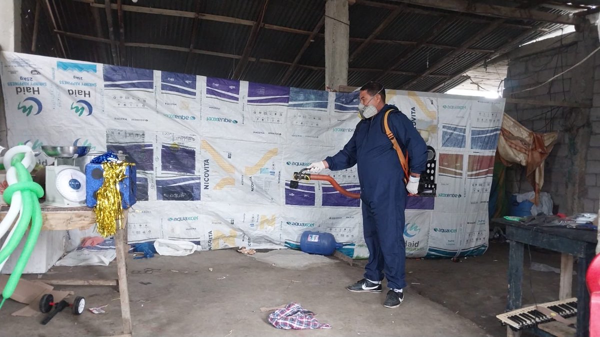 Salud_CZ8's tweet image. Complementamos la actividad con acciones de #ControlVectorial en prevención y eliminación del mosquito Aedes aegypti transmisor del #Dengue 🦟.

#ElNuevoEcuador