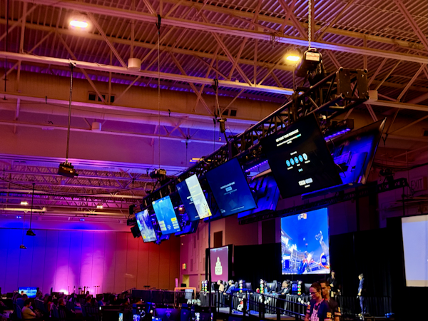 The #SoDakCircuit transformed our space in the best way this month. 🎮✨

Rooms that normally host expos &amp; conferences turned into a buzzing esports arena, complete with gaming stations &amp; stage lighting. We loved every moment!