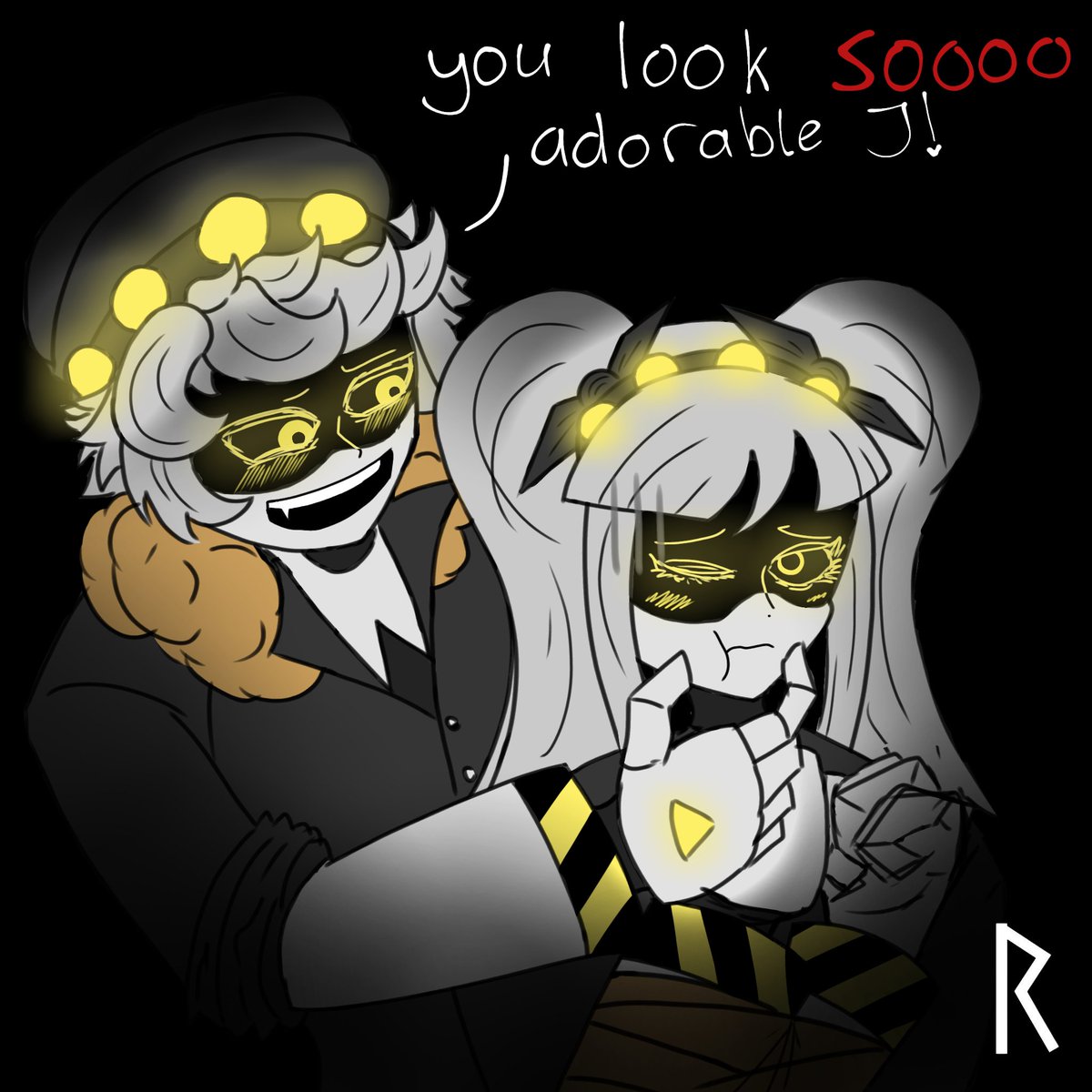 RunesUnruined's tweet image. Day 4: Role Reversal
&quot;Im soooo happy i got you~&quot;
#codegold #codegoldweek2025