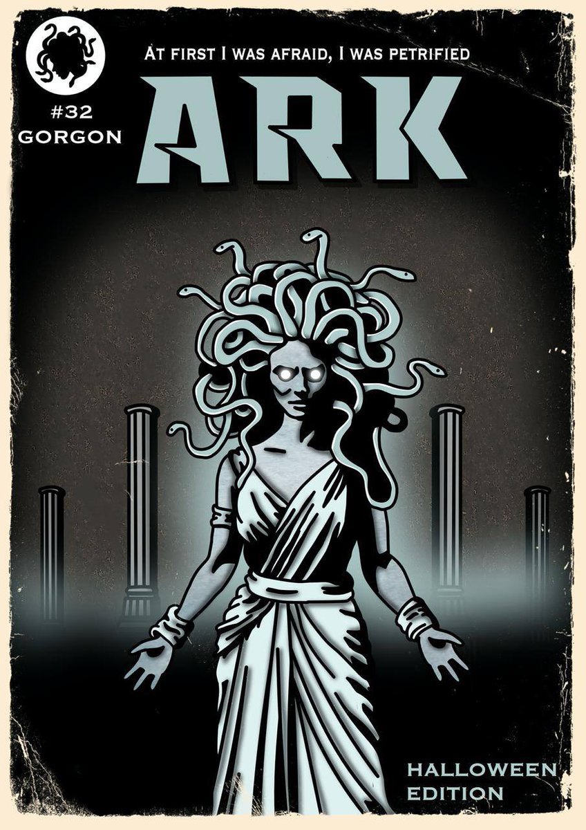 HAPPY HALLOWEEN 🎃

We saved this one for a special drop…

INTRODUCING: GORGON 
for the legend — <a href="/TheBeyonder00/">InfiniteEternity00</a>

From the cracks between dream &amp; nightmare she awakens — eyes aglow, hair hissing in cursed tongues.
Once a sculptor of beauty… now of eternity.

X:<a href="/arkofsolana/">ARK</a>