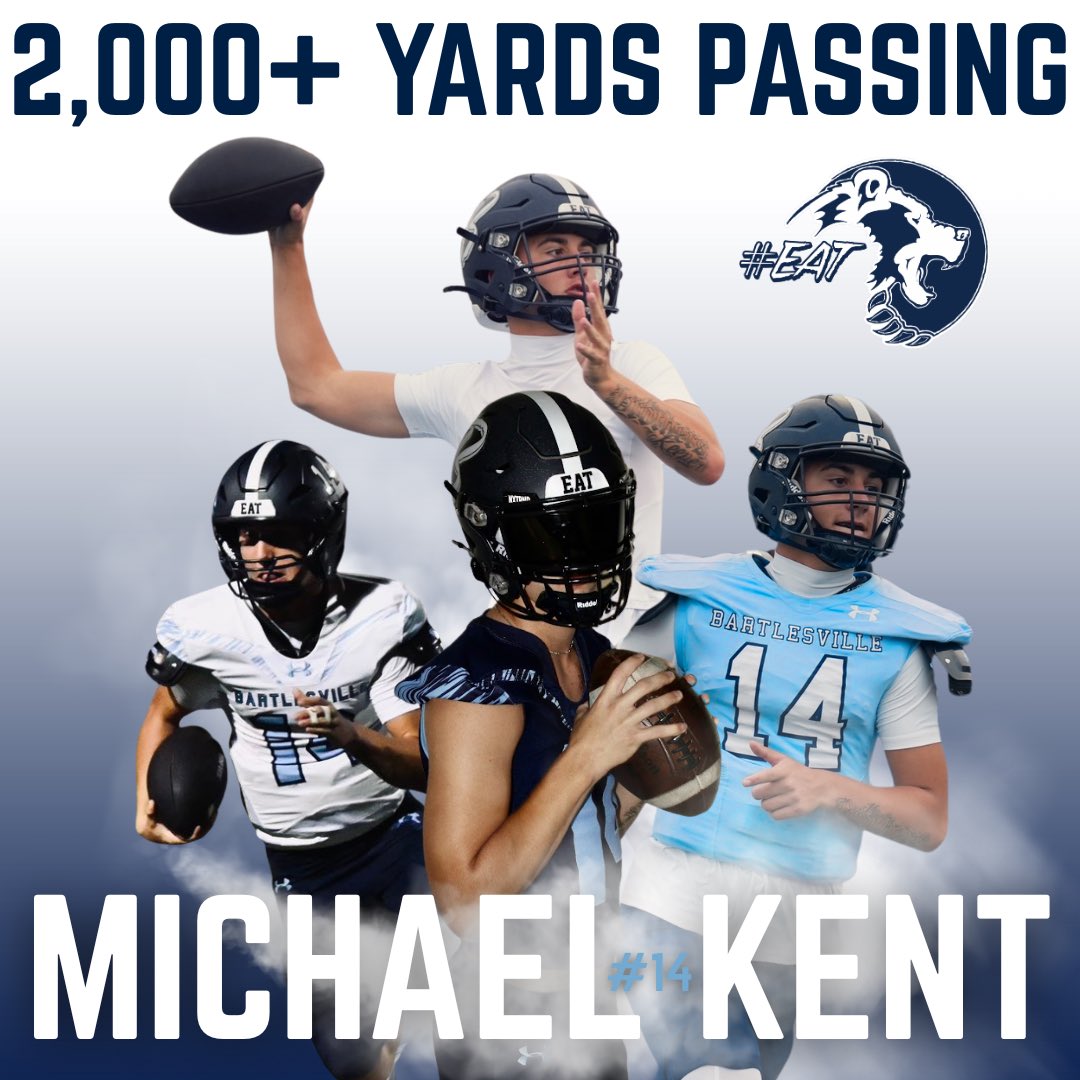 2000+yards passing <a href="/Michael_Kent14/">Michael Kent</a> 

<a href="/BartlesvilleFB/">Bartlesville Bruin Football</a>
