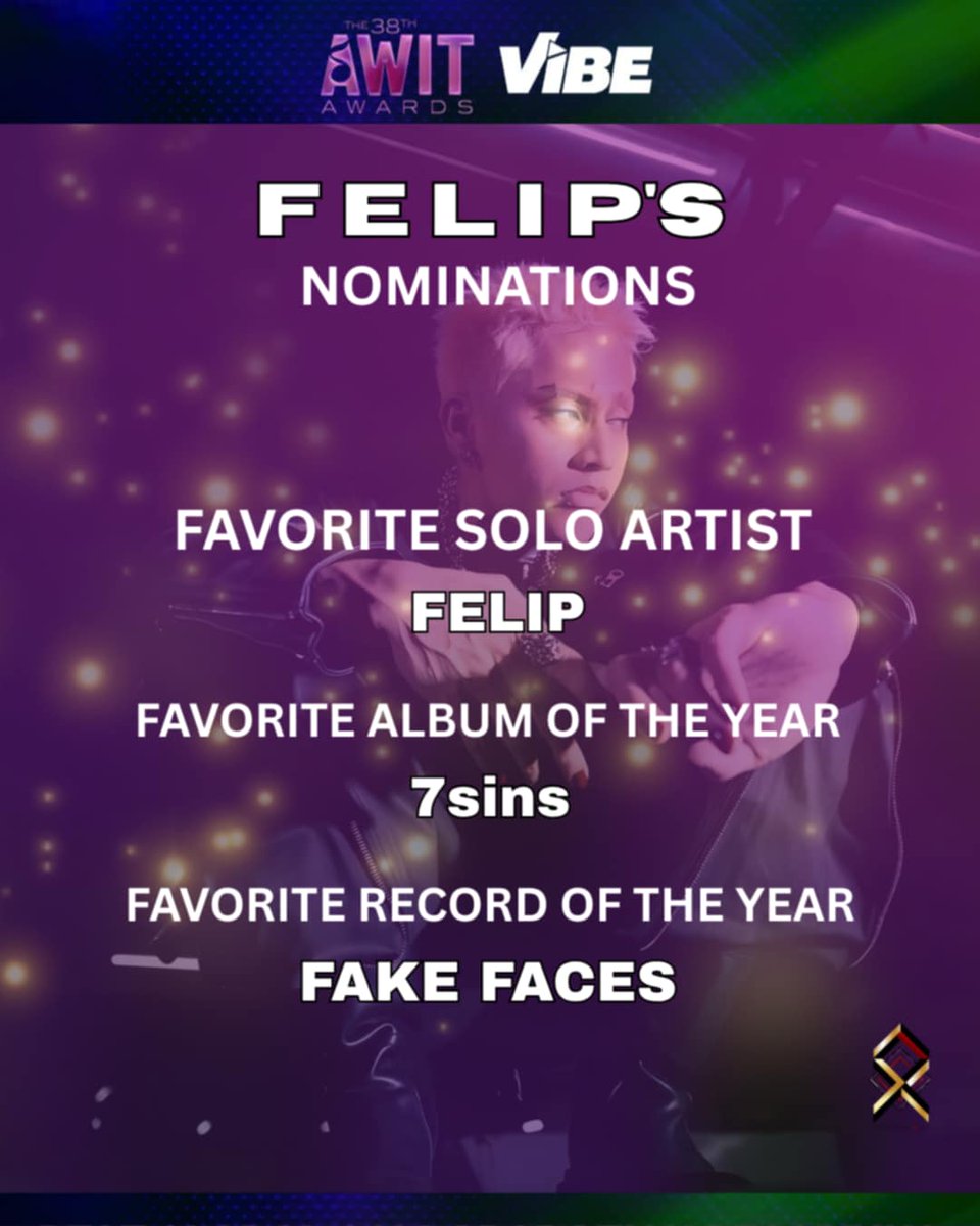 FLEET! 📢

Voting for the 38th Awit Awards continues! 
Let’s rally together and show our support for Admiral 𝗙𝗘𝗟𝗜𝗣. Every vote counts for <a href="/felipsuperior/">FELIP</a>, so keep pushing! 🌟

Cast your vote through 🔗vibeph.tv

#FELIP #SB19_KEN