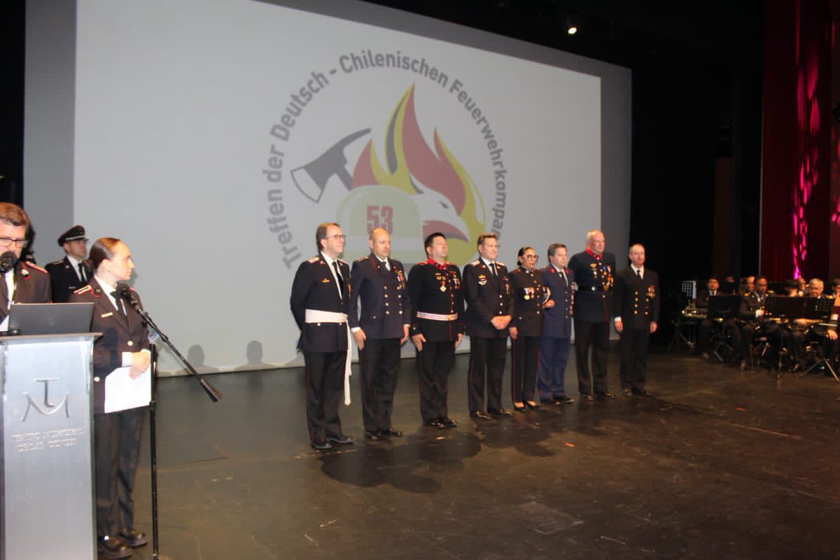 Super_CBS_Chile's tweet image. Hoy se dio inicio a la 53ª Convención de Compañías Chileno Alemanas de Chile, en esta oportunidad en la ciudad de Santiago, organizada por la @15feuerwehr, en el Teatro Municipal de Las Condes.