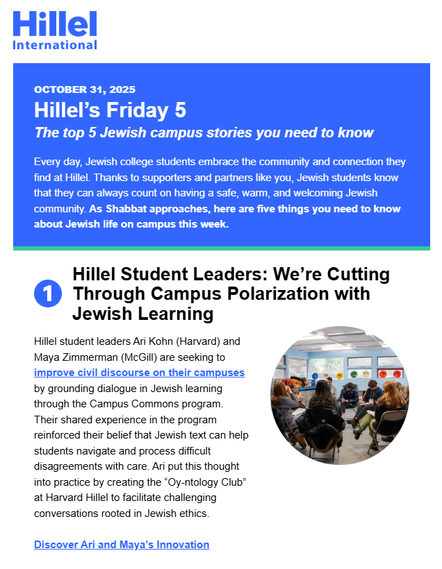 Bronfman Fellowship tweet media