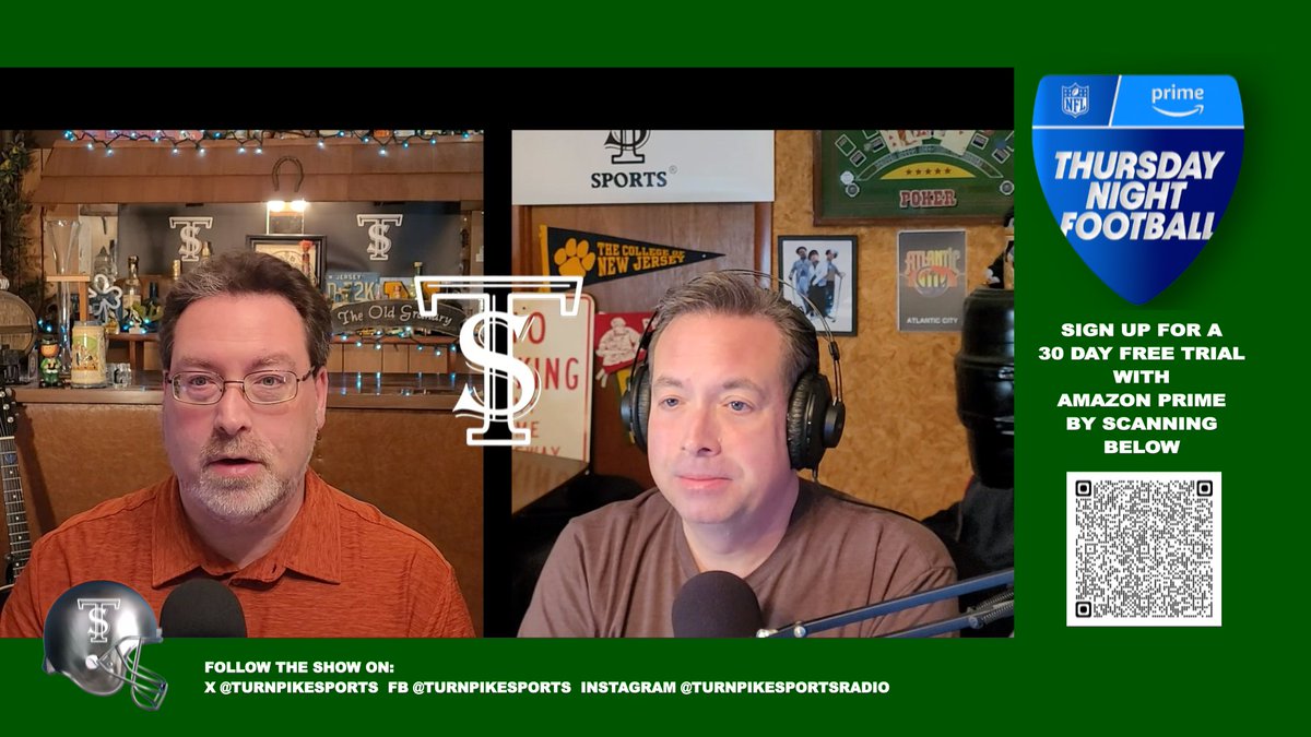 Turnpike Sports® #ProFootball Show - <a href="/NFL/">NFL</a> Week 9 - hosts <a href="/NJDavey/">NJDavey</a> &amp; <a href="/NJDougW/">NJDougW</a> discuss “Wha’ Happened” in #Week8 &amp; give their #Week9 picks.

<a href="/YouTube/">YouTube</a> - youtu.be/t4S9peVJw_A

<a href="/amazonmusic/">Amazon Music</a> &amp; <a href="/audible_com/">Audible</a> - amzn.to/4363uZ2

Turnpike #Blog - turnpikesports.wordpress.com/2025/10/31/tur…