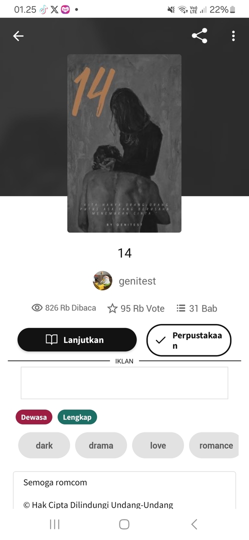 wattpadmenfess_'s tweet photo. this /wp/ udah ada di library gue sejak rilis chapter 1, dan kalian tau??? GUE BARU BACA MALEM INI...DEYMMMMM KEMANA AJA WATAZHIII😔 https://t.co/nMJClc4Xok