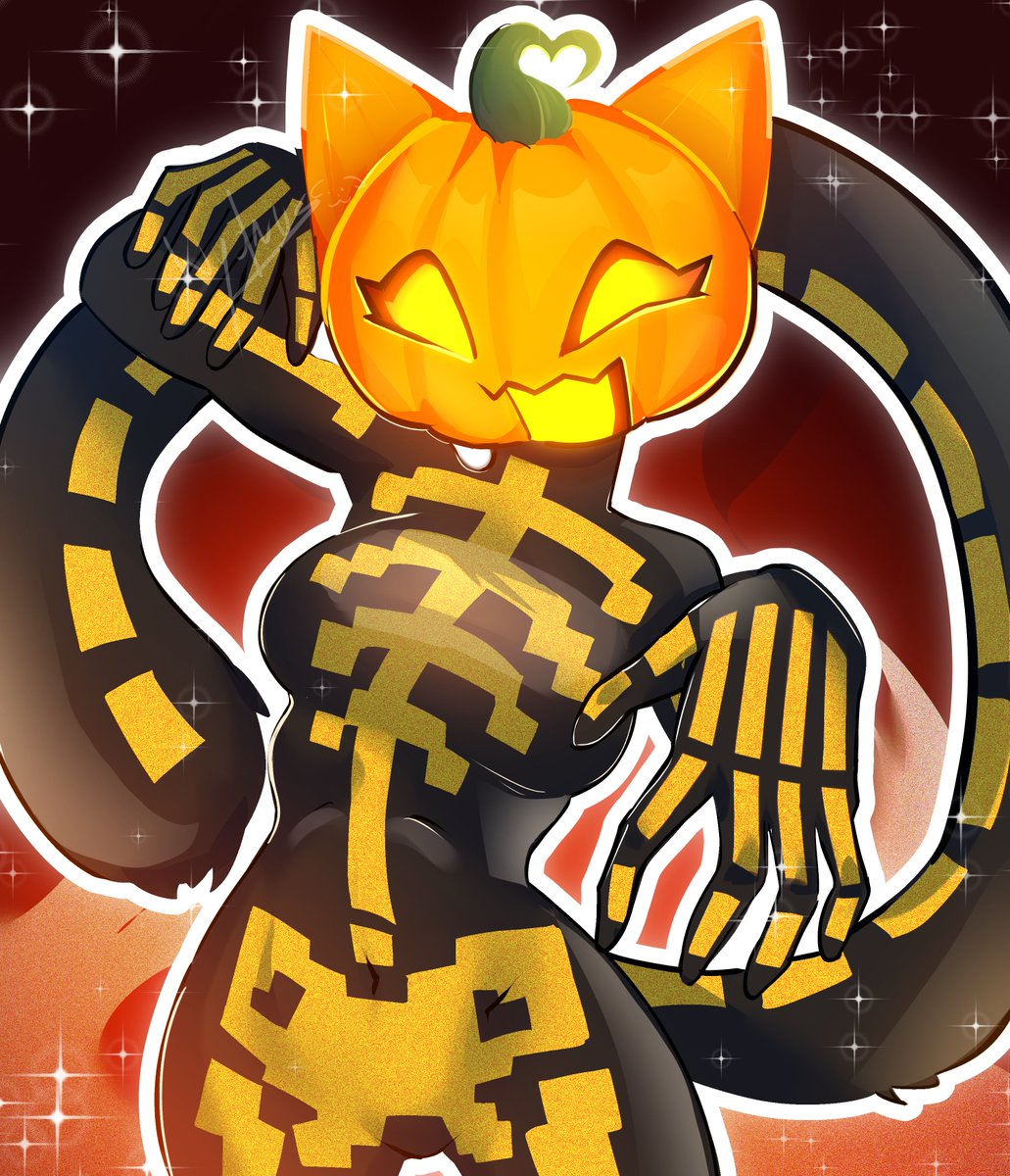 WydrusWydralski's tweet photo. 🎃Pumpkin cat 😼 https://t.co/zJjVPMUaST