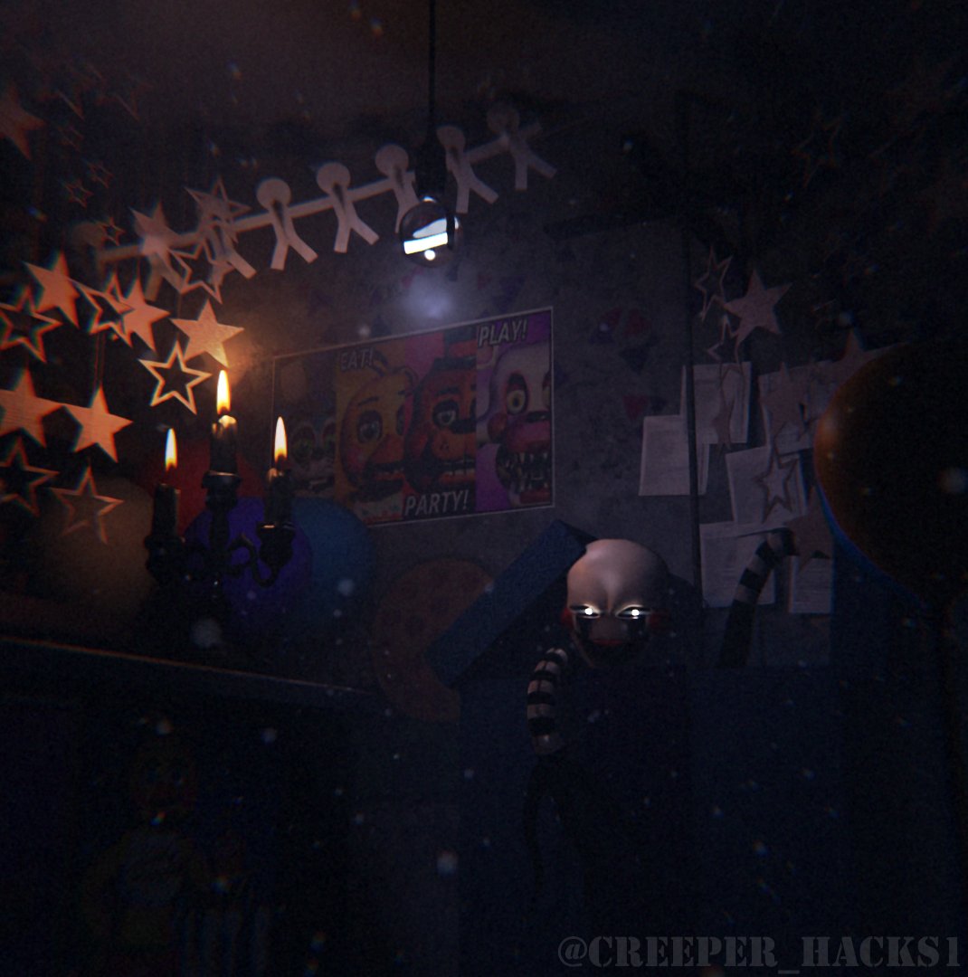 Cryp_1345's tweet photo. "Give Gifts"

Literally could not resist making a render with this model when I saw it lol. Huge thanks to @BTBAnim for making it. By far one of the best puppet models I've seen :)
----------------------------------------------------------
#fnaf #blender #fnaf2 #Marionette https://t.co/d67Na5nNcm