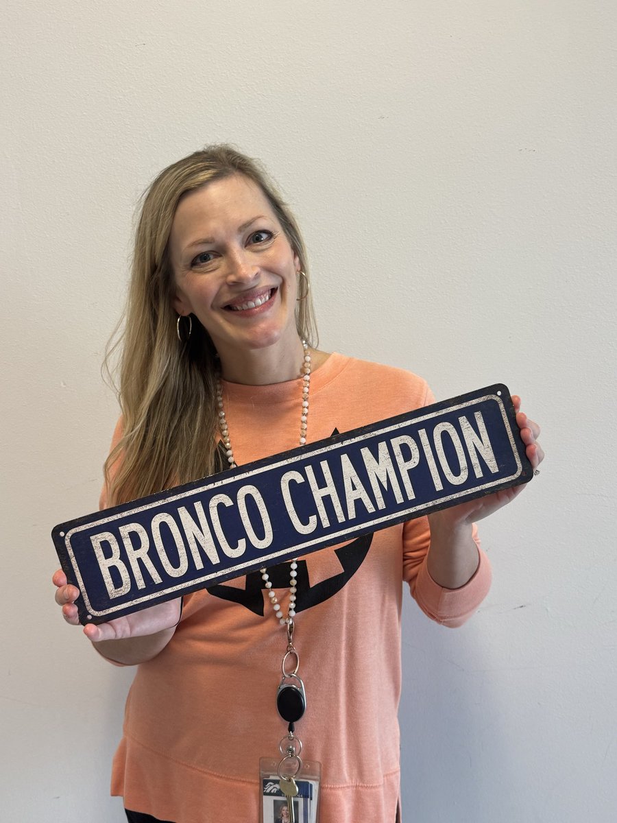 Congrats to Mrs. Baca! She is doing great things in her AVID Elective and ELAR classes. Her passion about what she teaches is undeniable. It is obvious why she is a Bronco Champion! #BroncoChampion 💙💛 <a href="/HeritageBroncos/">Heritage Broncos</a>