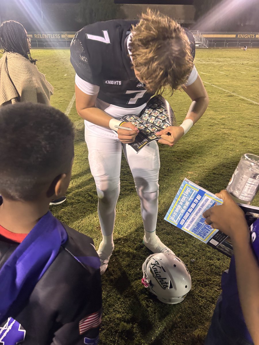 Sometimes the biggest wins aren't  just based on the scoreboard. Over the summer I was blessed to coach a couple of pop warner players with <a href="/elorenz_77/">Ethan Lorenz</a>. Some of the boys came out to our last game last night. I was able to sign to their books and have a heartfelt moment with them.