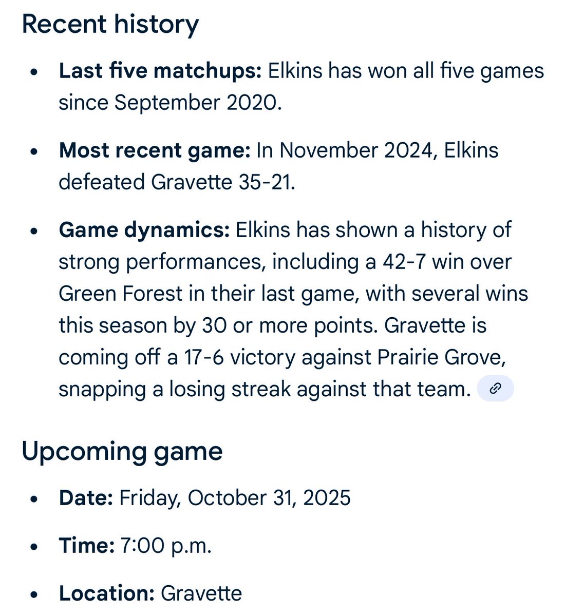 TONIGHT 7PM @ Gravette. <a href="/Elkins_Football/">Elkins Football</a> Currently undefeated in conference. 1 more game after 2nite b4 playoffs. 3x conf champs. #AGTG TY STIXX.MEDIA for 📸. <a href="/PrepRedzoneAR/">Prep Redzone Arkansas</a> <a href="/tctabler/">PrepRedZoneTom Tabler</a> <a href="/Coach_JParker54/">Jason Parker</a> <a href="/ccprospects23/">complete college prospects</a> *4.1 GPA CO2027