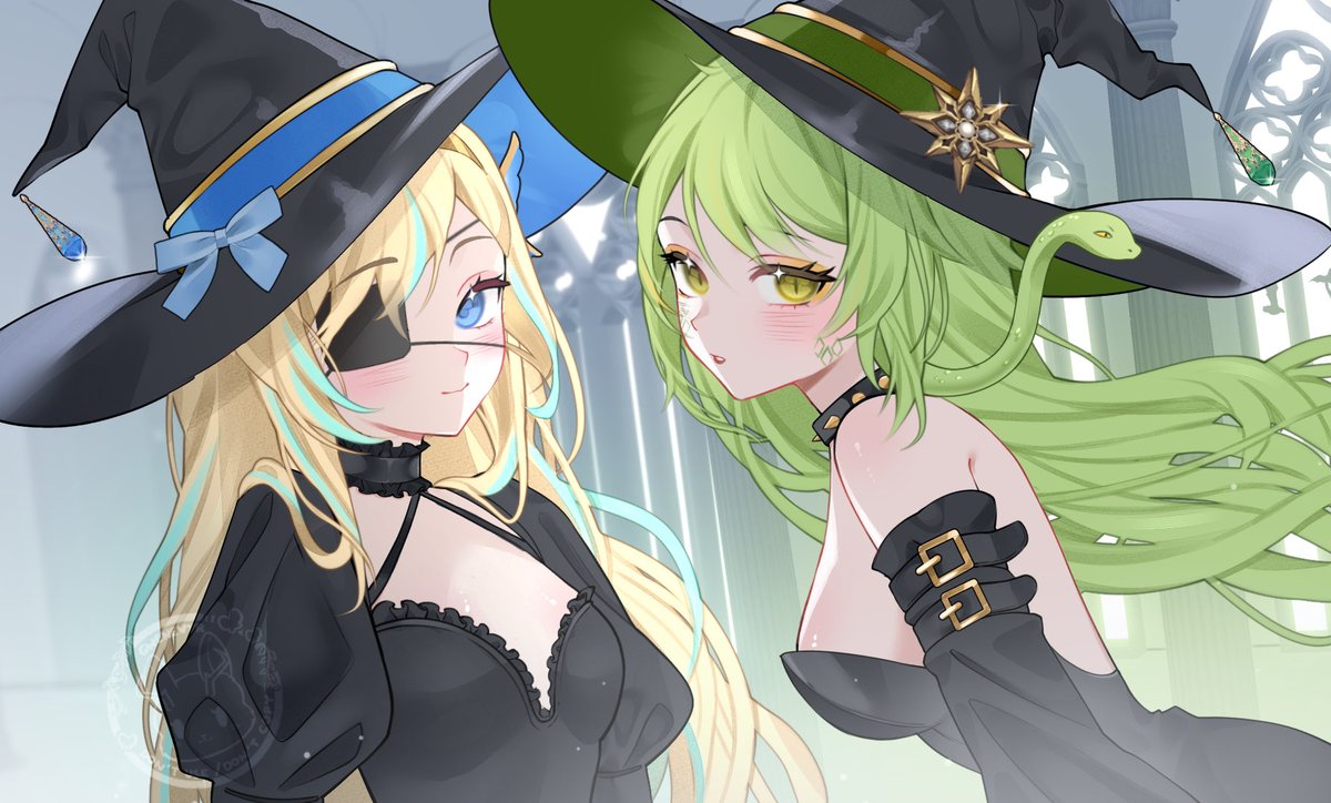 🦇 Happy Halloween !!! 🎃

twin witches twin witches flying on a broomski 

#meidusart #sapicasso