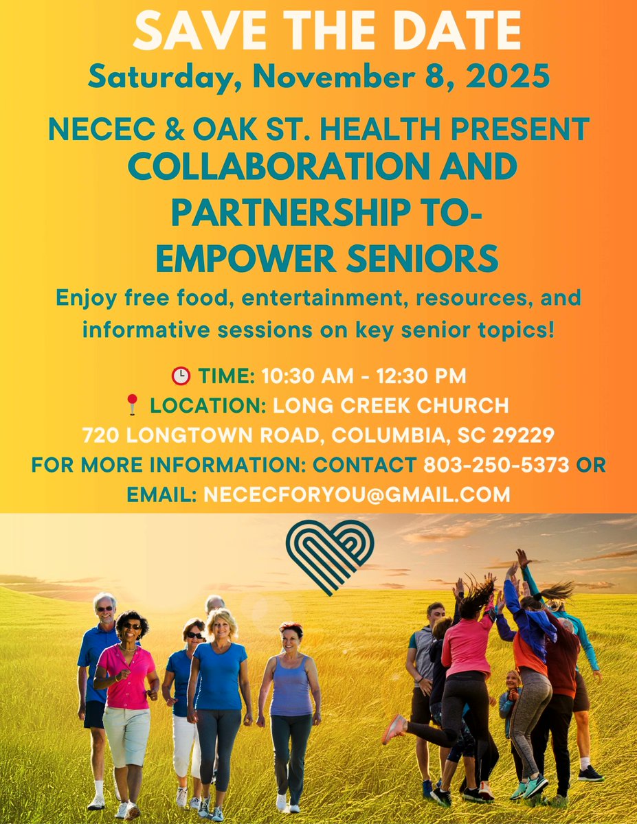 1 Week away and counting!
#KnowledgeIsPower #FunIsEssential
Join us for an event sure to be insightful and impactful for Seniors in our community.
See you there!
eventbrite.com/e/4th-annual-n…