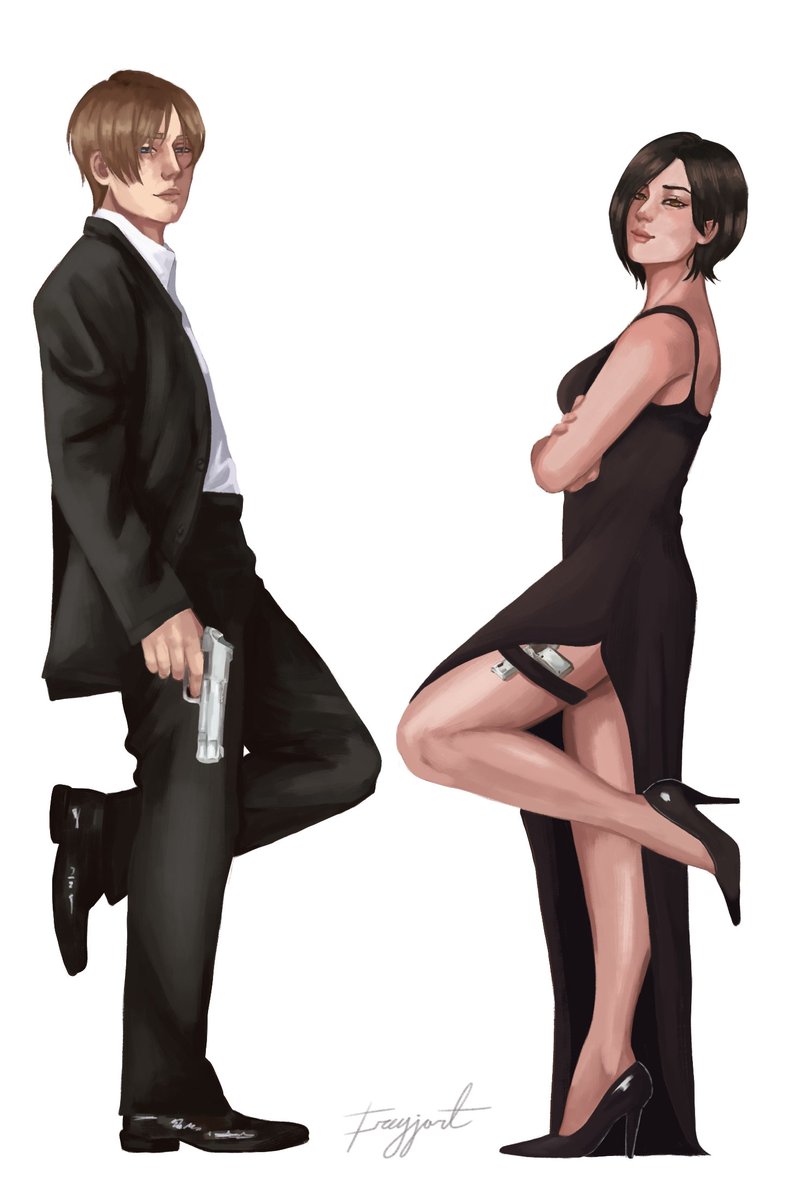 Freyj_art's tweet image. Happy Halloween 🧡

#AdaWong #Aeon #LeonKennedy