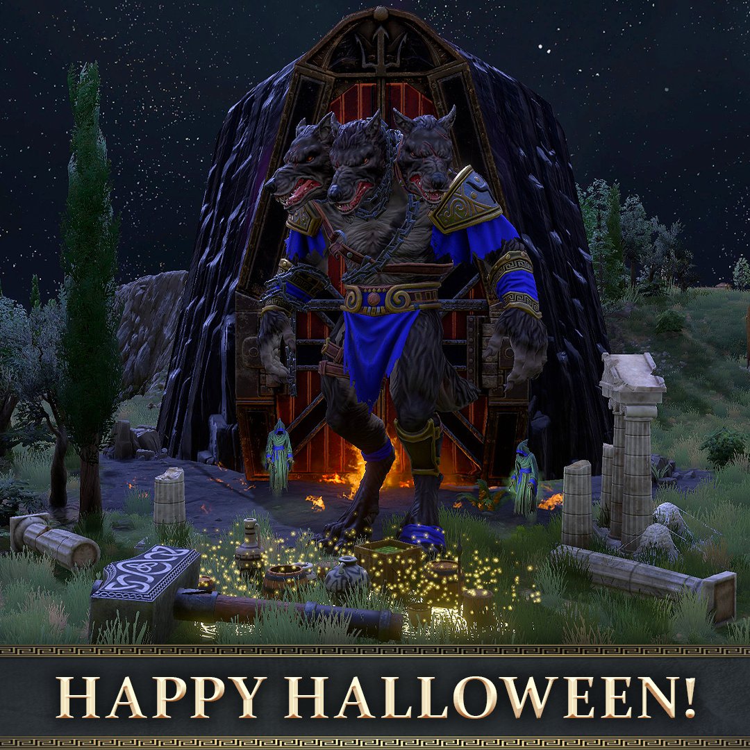 Happy Halloween, Heroes! 🎃

May your monsters be mythic, your tricks be divine, and your treats be worthy of the gods.