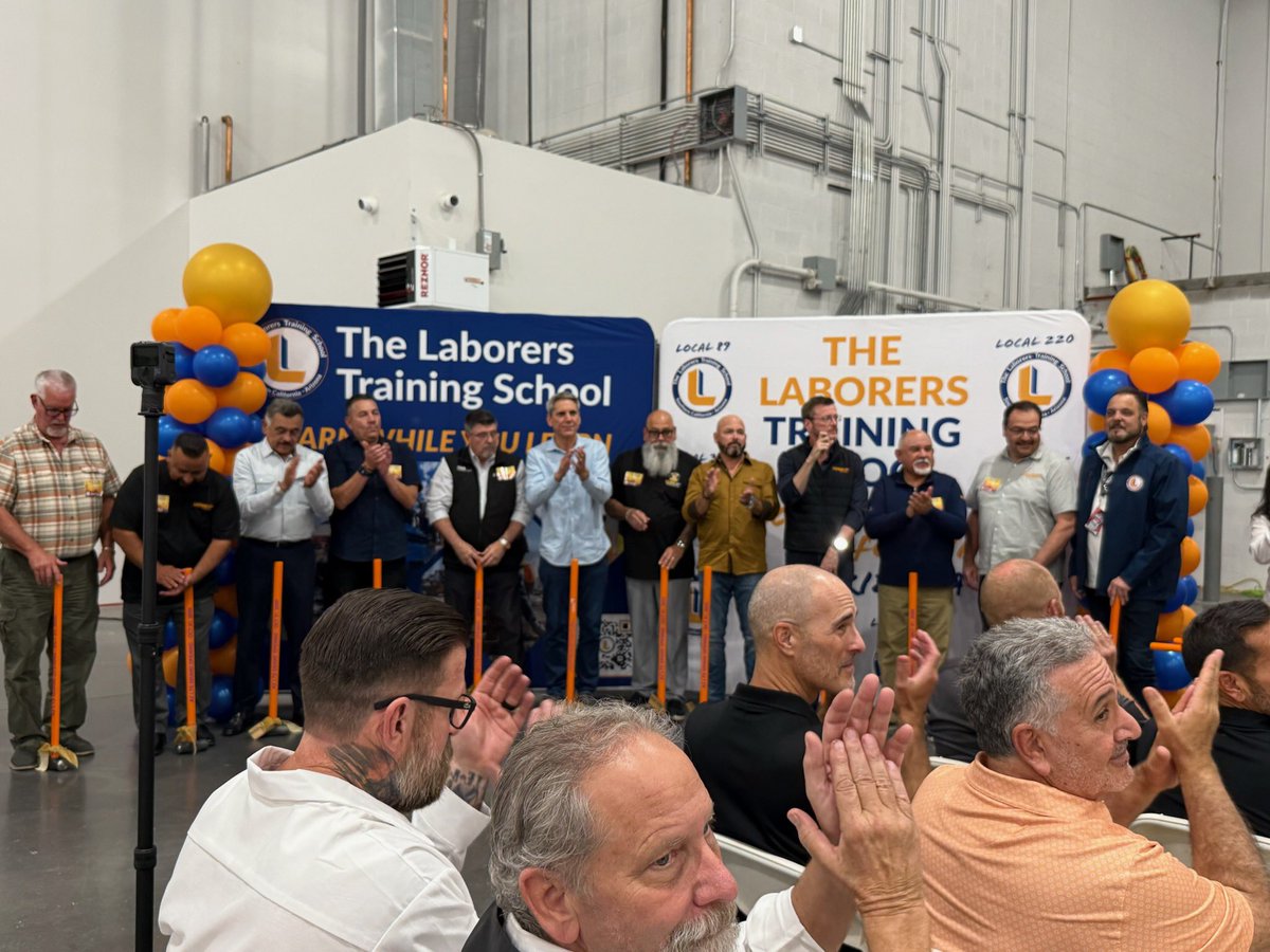 GSTMFSabitoni's tweet image. Proud to celebrate the grand opening of @liunascdcl new, state-of-the-art Training Facility in Phoenix, AZ. This is what investment in skill, safety, and the future of our union looks like.