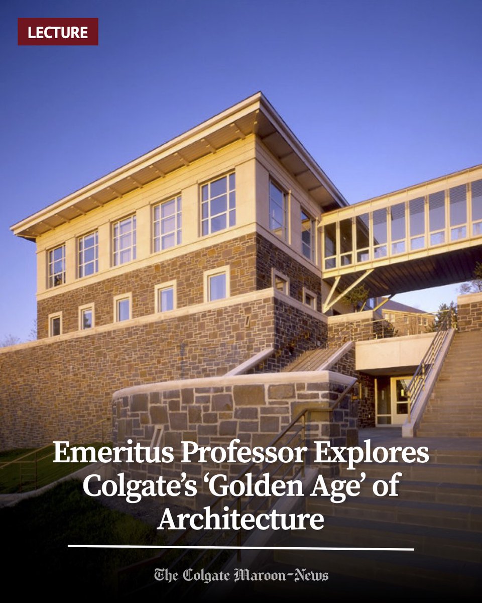 MaroonNews's tweet photo. Professor of Art Emeritus Discovers Archives, Presents on the ‘Golden Age’ of Colgate Architecture

🔗 Click the link to read more.

📝: Joe Harte
📸: TSKP Studio

https://t.co/MSTr6ASUR2 https://t.co/k9EIJT3WY5
