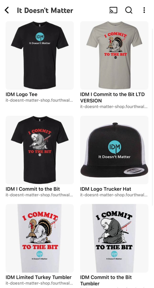 IDM_Pod's tweet image. Sup Dawgz, Just a reminder: IDM is on SATURDAY (11/1) this week at 7:30P

Some big changes going on over on our YouTube channel. Pop on over. Buy yourself a tumbler to keep those drinks cool! 🍺👇 

Catch y’all tomorrow night 🎃🎃 youtube.com/@itdoesntmatte…