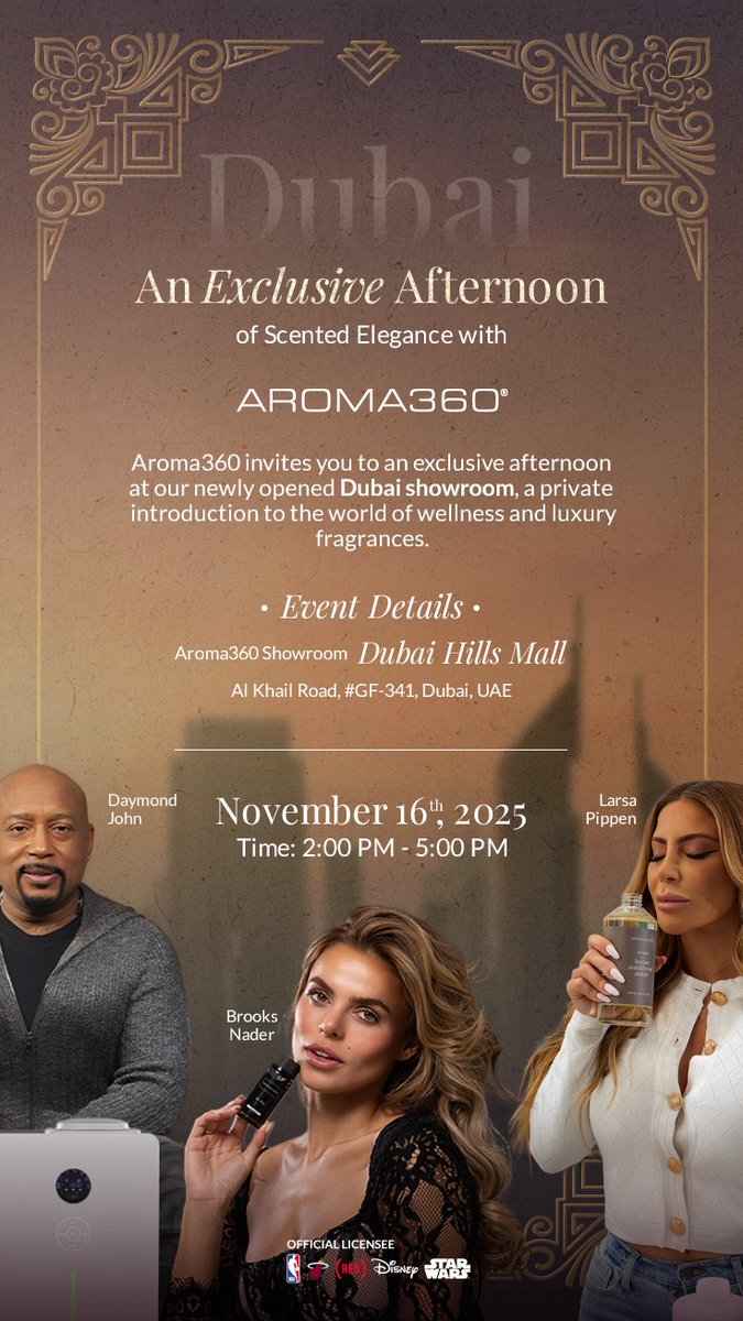 We are thrilled to announce the official grand opening of Aroma360’s first Dubai showroom, located in the prestigious Dubai Hills Mall. 💥