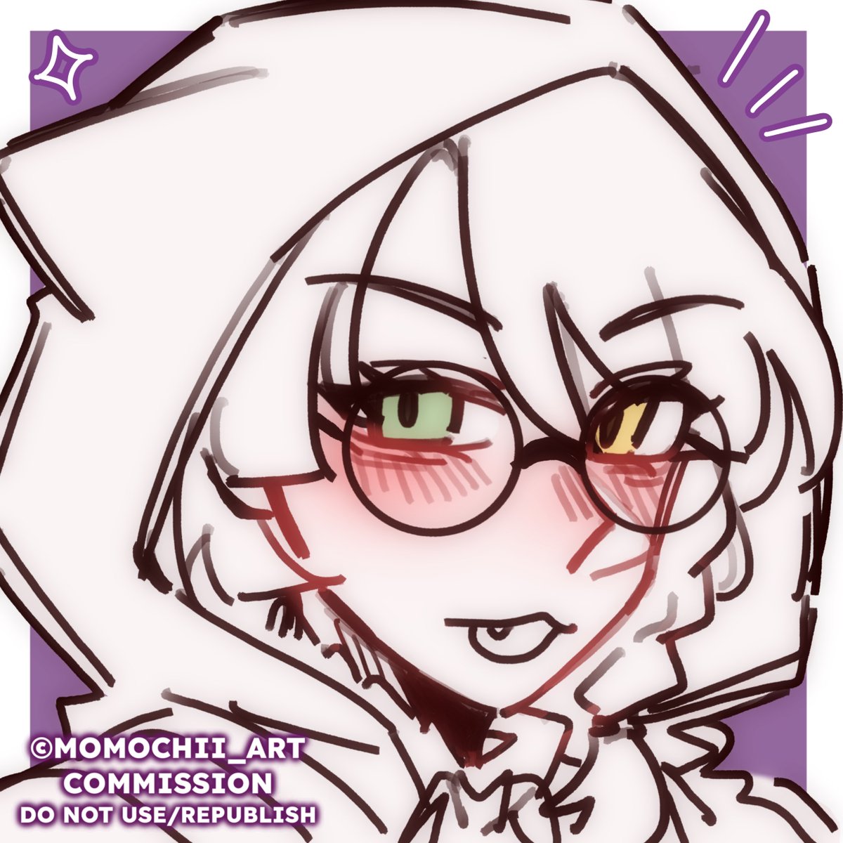 Doodle SKEBs C✿mms!!! Thank you 🩵💜 i lov drawing cute pretty designs…. 🥺 

#commission