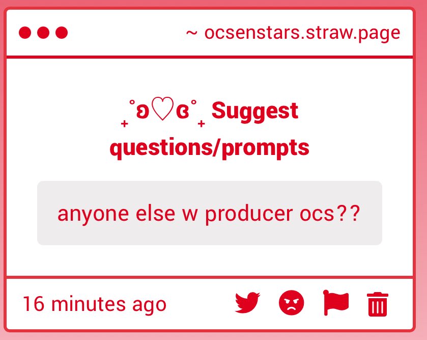 OcsEnstars's tweet photo. 🎀 — Anyone with producer ocs? https://t.co/SyAYvzuQwF