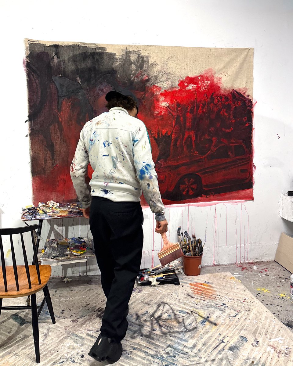 artemile1's tweet image. c’est un détail d’une de mes peintures