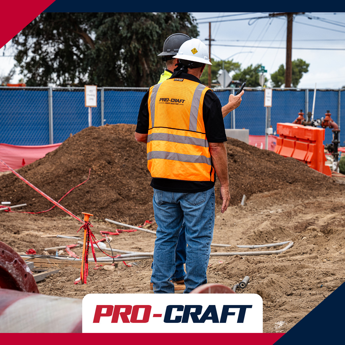 procraftci's tweet image. Project Manager Tracy Poole walked the site with the County of San Bernardino inspector to review our site utility work at the Valley Communications Center. Together they checked progress on underground systems.

#ProCraftBuilt #SBVCC #SiteUtilities #Infrastructure