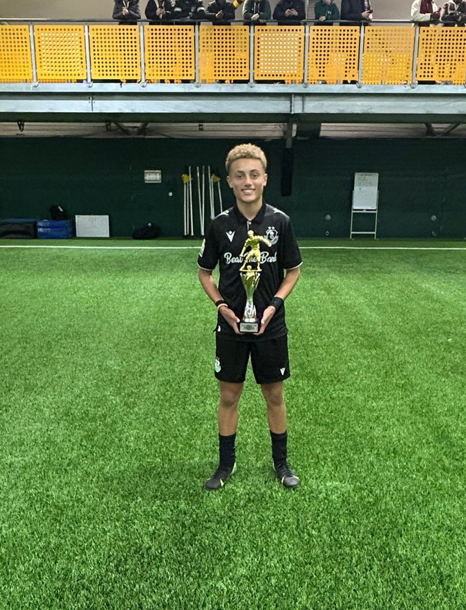 Well done Josh on getting the Player of the Tournament Award at the Wolverhampton Wanderers FC Under 13 tournament👏