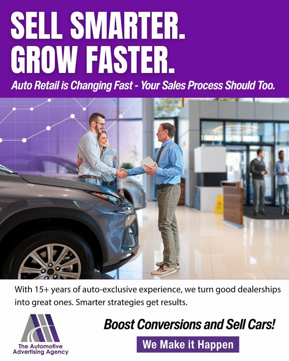 TheAutoAdAgency's tweet image. With 15+ years of automotive expertise, we help dealerships streamline their process, boost conversions, and move metal.

📅 Schedule a free digital strategy session today!
📞 Call: (512)-610-7300
🌐 Visit: TheAutoAdAgency.com

#AutomotiveMarketing #DealerGrowth #SellSmarter