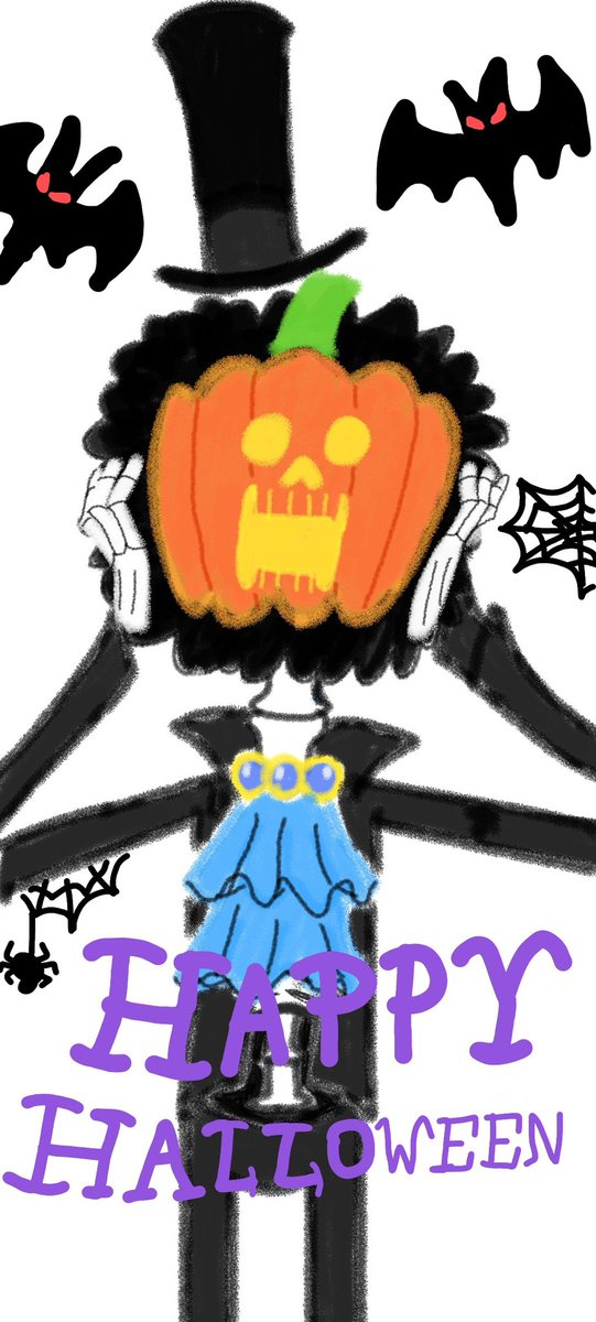 Happy halloween everybody 🎃
<a href="/favsoulking/">franz ⚢ brook kisser !!</a>

#ONEPIECE 
#Onepiecefanart 
#ワンピース
#Halloween