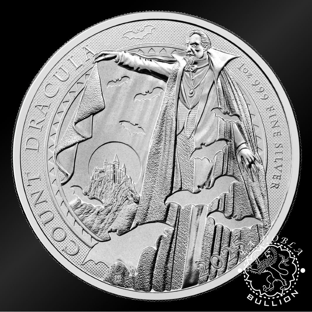 La Royal Mint ha iniciado la nueva serie de "Gothic Horror", con monedas de 1 oz de oro y de plata, nada menos que con el Conde Drácula 🧛‍♂️

¡Tomad lanzamiento chulo por Halloween! 🎃