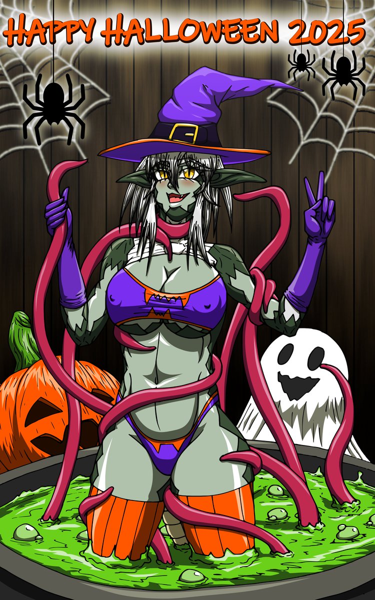 Happy Halloween 2025! My OC Repty:
#Hallowen2025 #halloweenart #originalcharacterart