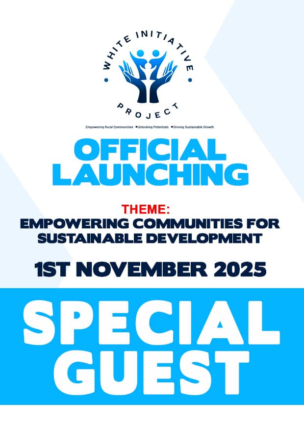 WIProject_ng's tweet image. White Initiative Project Launch

REMINDER!