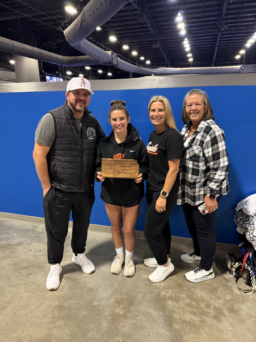 shaneroller's tweet photo. Proud of this girl @RollerJadyn 
She won her 1st college open tournament today competing for the @CowgirlsWrestle 
#GoPokes #BixbyBuilt https://t.co/p0HmKdlJqc