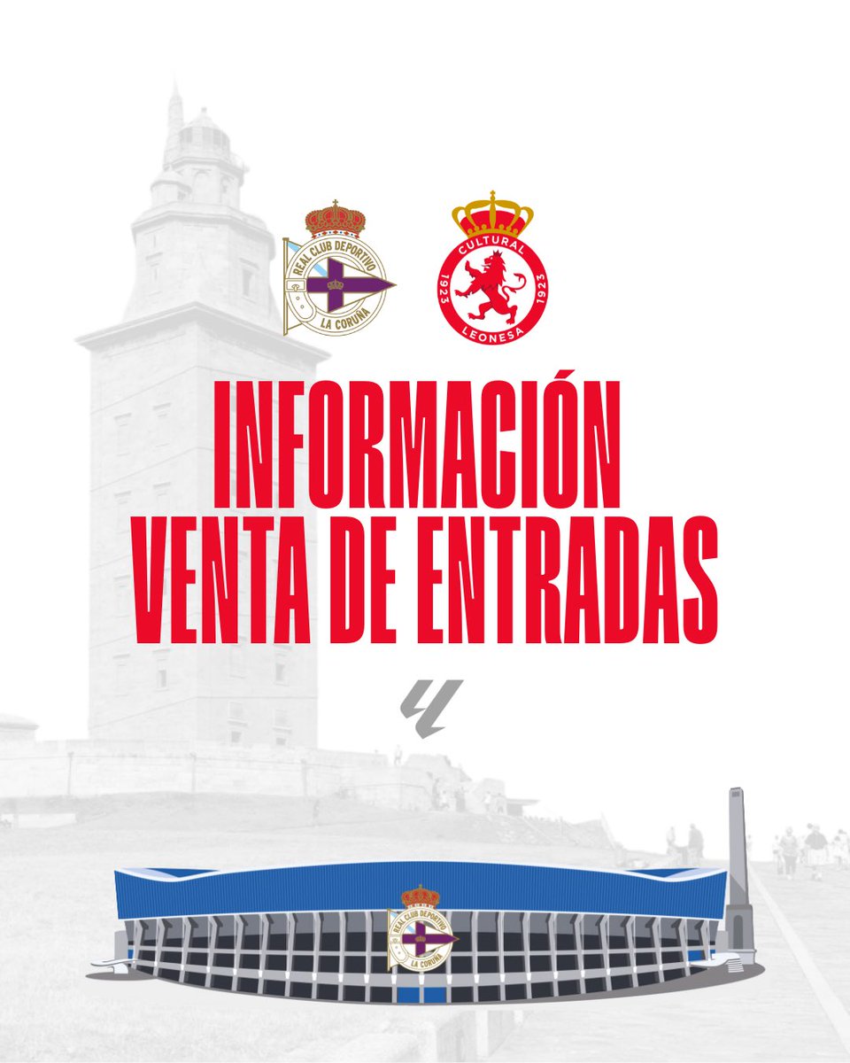 CyDLeonesa's tweet image. ℹ️ 𝗜𝗡𝗙𝗢𝗥𝗠𝗔𝗖𝗜𝗢́𝗡 

Venta de entradas 🎟️ para el partido de la jornada 1️⃣3️⃣ contra el @RCDeportivo 

🔗 Aquí los detalles: cydleonesa.com/noticia/inform…

#AúpaCultu | #DéporCultural