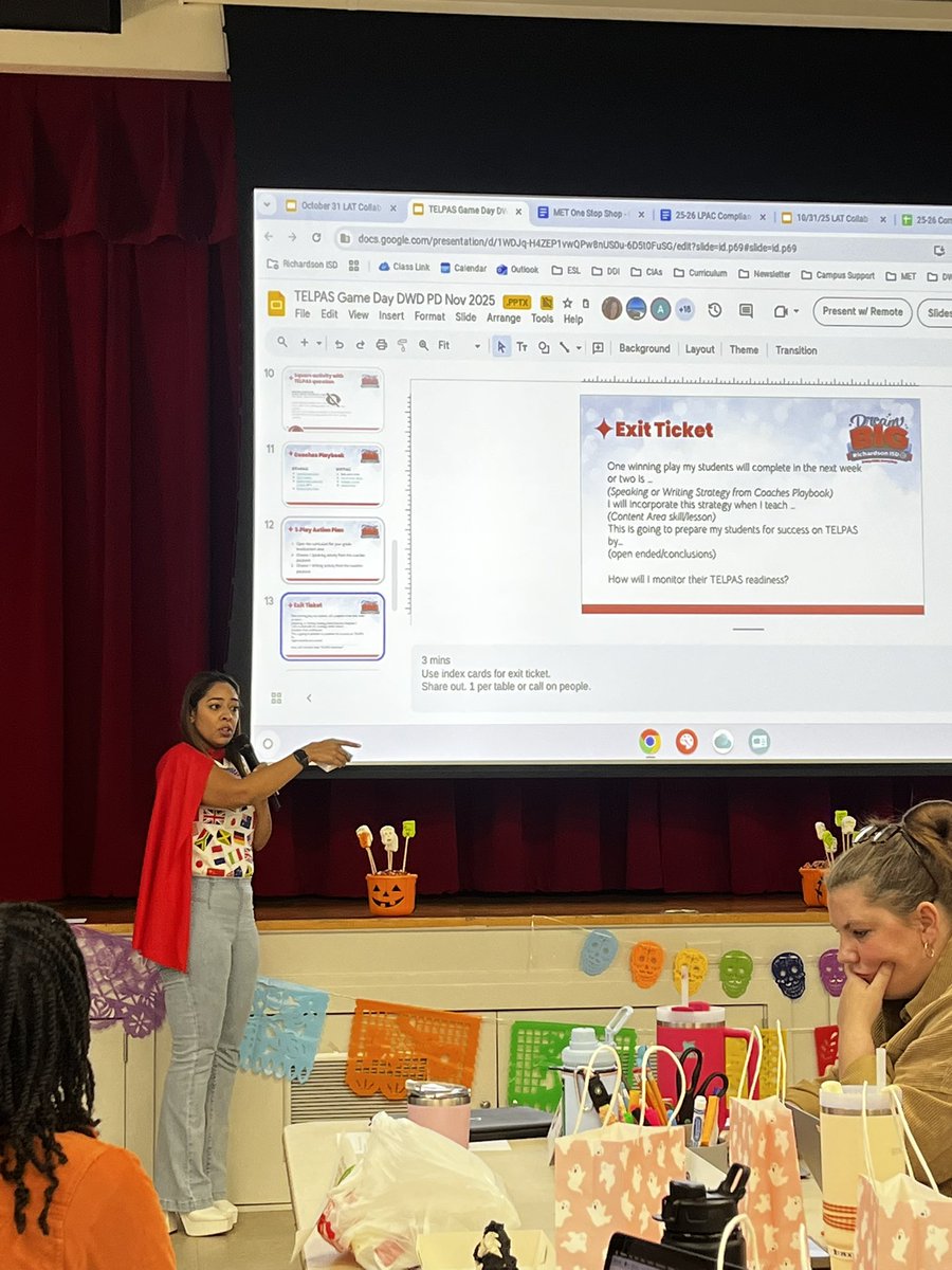 RISDMET's tweet image. Our awesome MET directors prepping our LATs for Game Day - 2025 Nov DWD! Go team! 🏈📣💪🏽#TELPASreadiness #DreamBIG