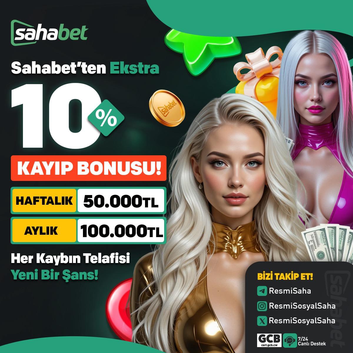🔥 SAHABET'TE KAYIPLAR ARTIK PROBLEM DEĞİL!

💸 %10’a Varan Haftalık &amp; Aylık Kayıp Bonusu!

💰 Haftalık maksimum 50.000 TL – Aylık maksimum 100.000 TL iade fırsatı!

❤️ Her Hafta – Her Ay Kayıplara Karşı Güvence Sahabet’te!

🔐 Kesintisiz Erişim: cutt.ly/U9vp947