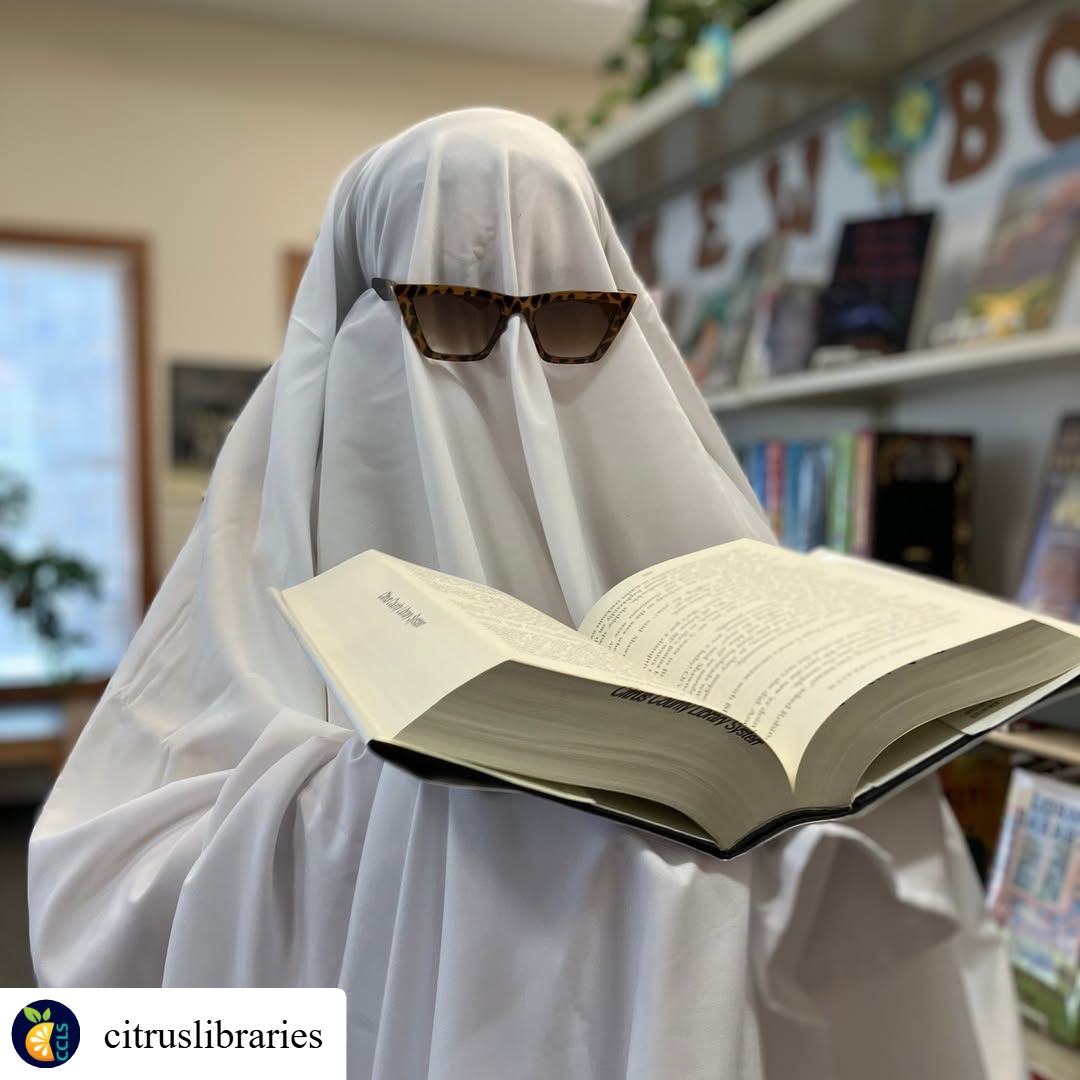 #repost <a href="/citruslibraries/">CitrusLibraries</a> 👻 In the last week we've seen costumes galore around our library branches! From story time costume parades to staff getting in on the fun, we've been amazed at the creativity we've seen this year!