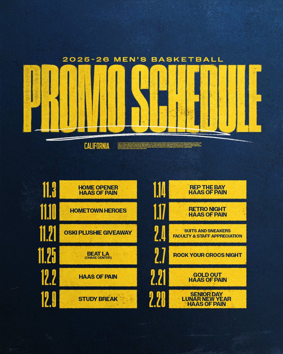 #OurHaas is ready for you 😎

Check out this season’s themes and promotions and don’t miss out on the fun!

📰: calbea.rs/4qwDtLP

#GoBears