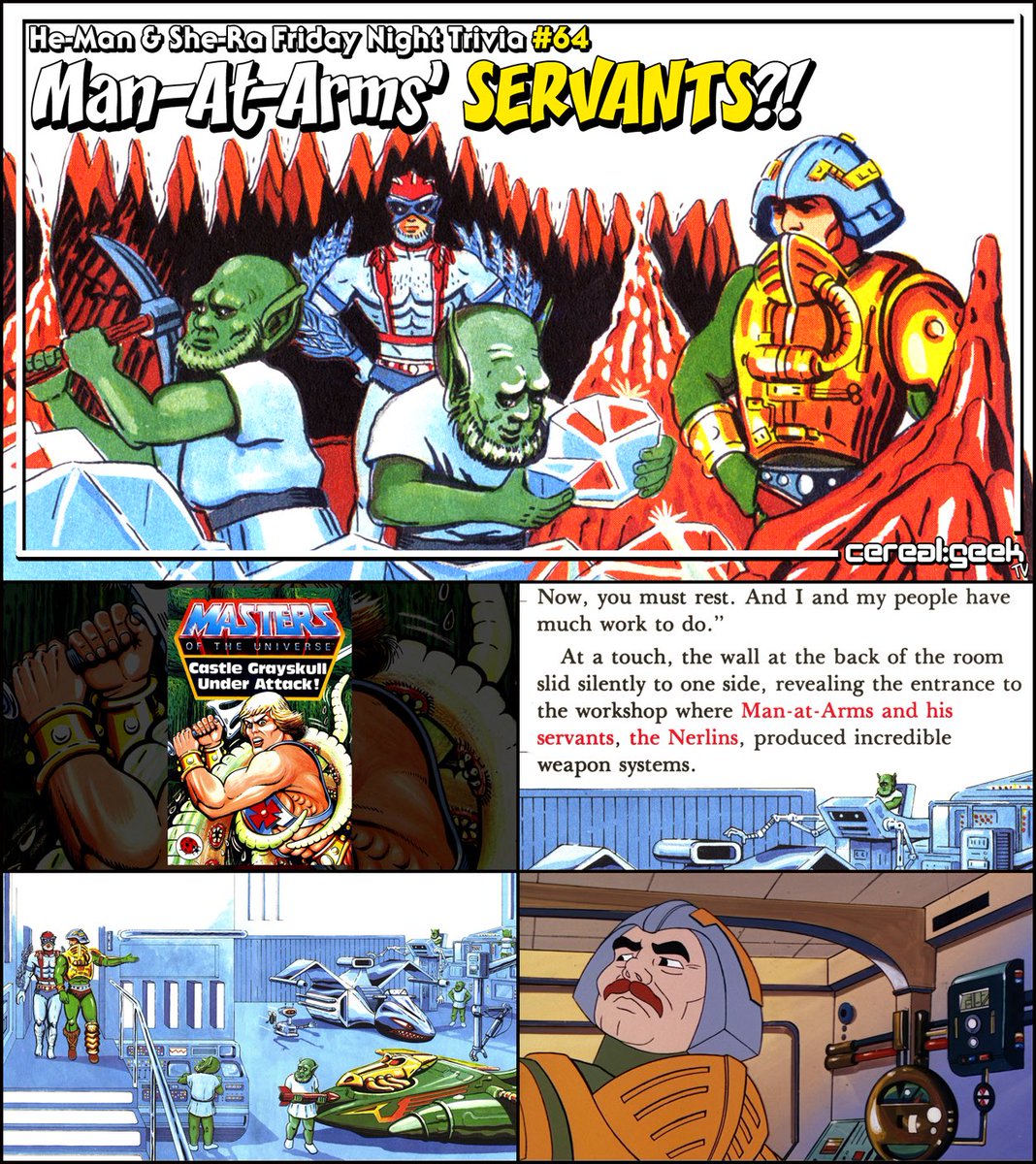 He-Man and She-Ra Friday Night Trivia EPISODE #64 - In this video I highlight how the Masters of the Universe books published by Ladybird introduced a group of characters that seemed to do all of the hard work for Man-At-Arms! :) - youtu.be/meqBHJB34ek