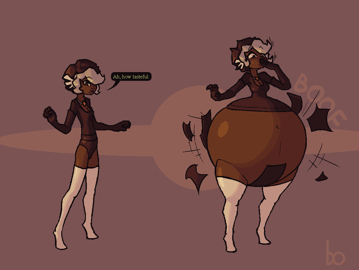 Venus has made a strange choice of Halloween costume this year... Something black-and-white film inspired, but provocative? Maybe <a href="/Reticide/">Ret 🔞</a> could help make sense of this