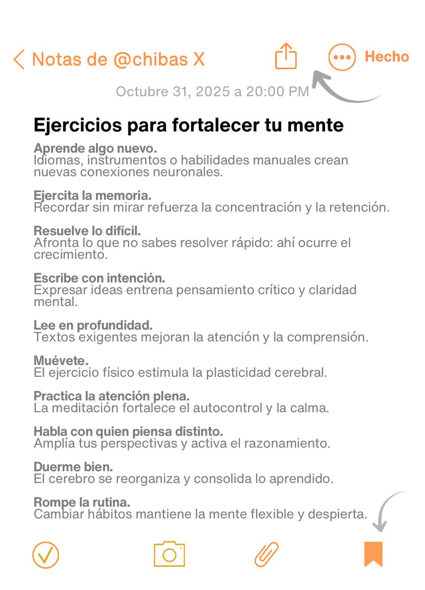 Diez maneras comprobadas de mantener tu cerebro joven y fuerte. 🧠