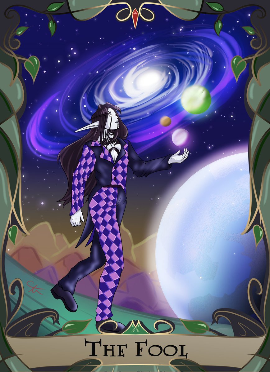 treehugger1398's tweet image. Midnight Repose Tarot cards!
#worldofwarcraft #Inktober2025 #tarot