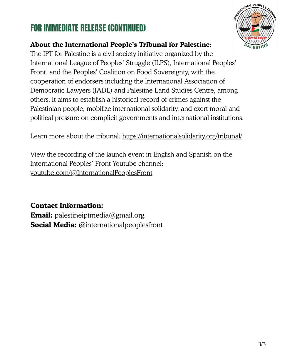 International League of Peoples' Struggle tweet media