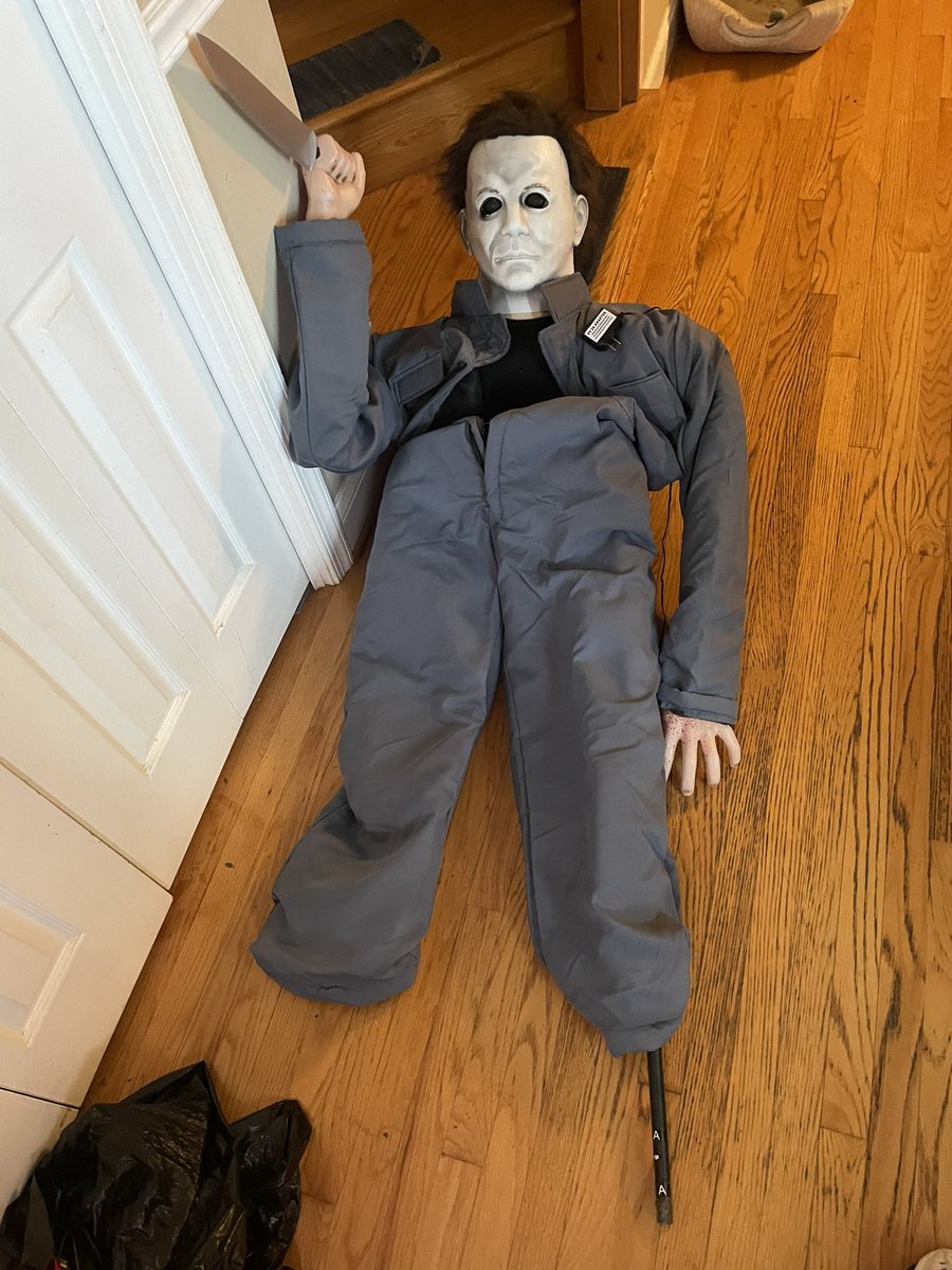 EVIL DIES TONIGHT!

RIP Mikey, you didn’t even make it through you first Halloween season!

Fuck you wind.