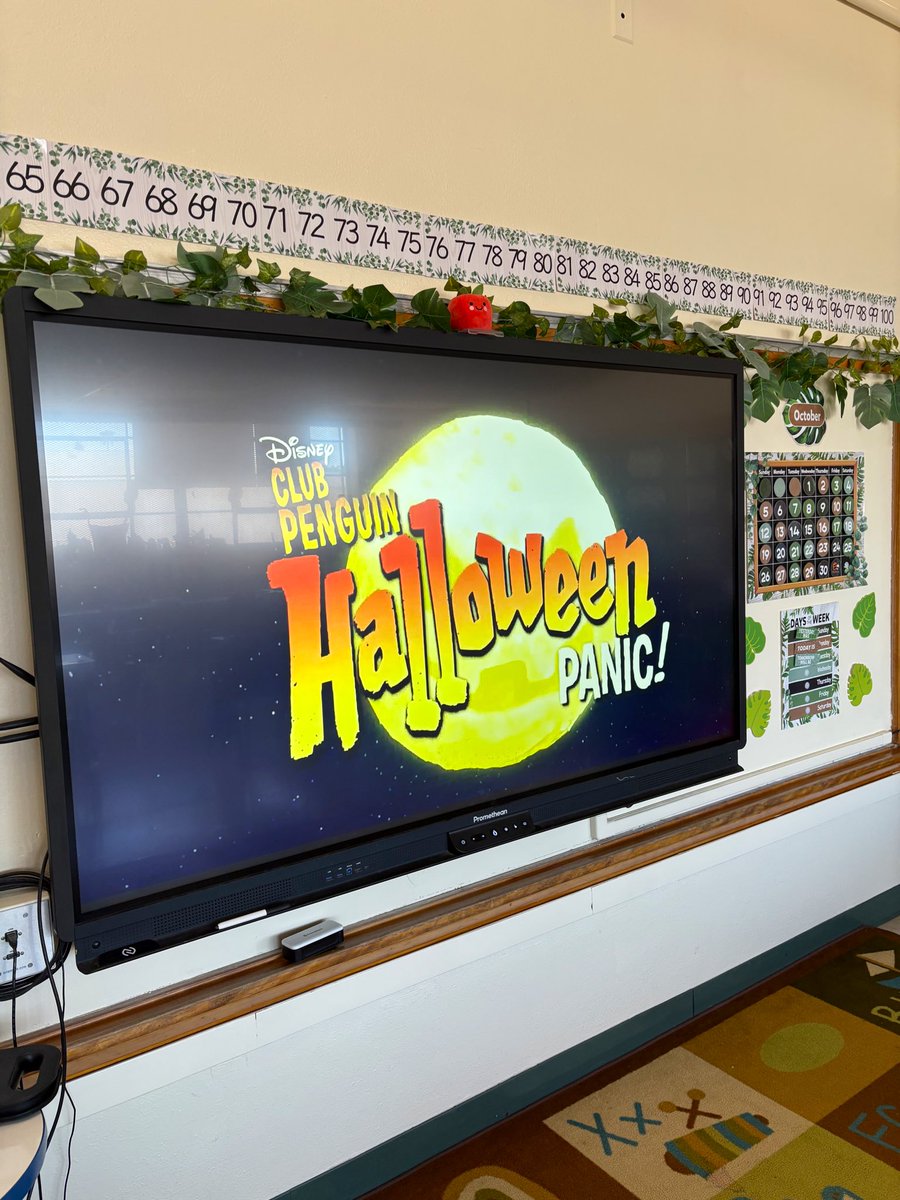 Today in class I decided to show my students a great “Halloween Special”. They really enjoyed it!