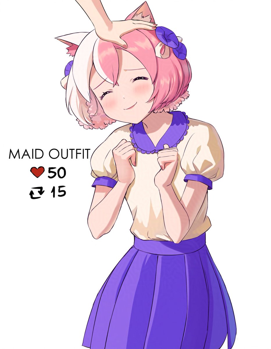 You pet her successfully! 
#qweenart