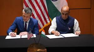 thewitnesstimes's tweet image. U.S. and India Ink Landmark 10-Year Defense Framework to Anchor Strategic Partnership  thewitnesstimes.com/u-s-and-india-… #DefencePartnership #IndoPacific #StrategicFramework #RajnathSingh #PeteHegseth #MilitaryCooperation #TechnologySharing #RegionalStability